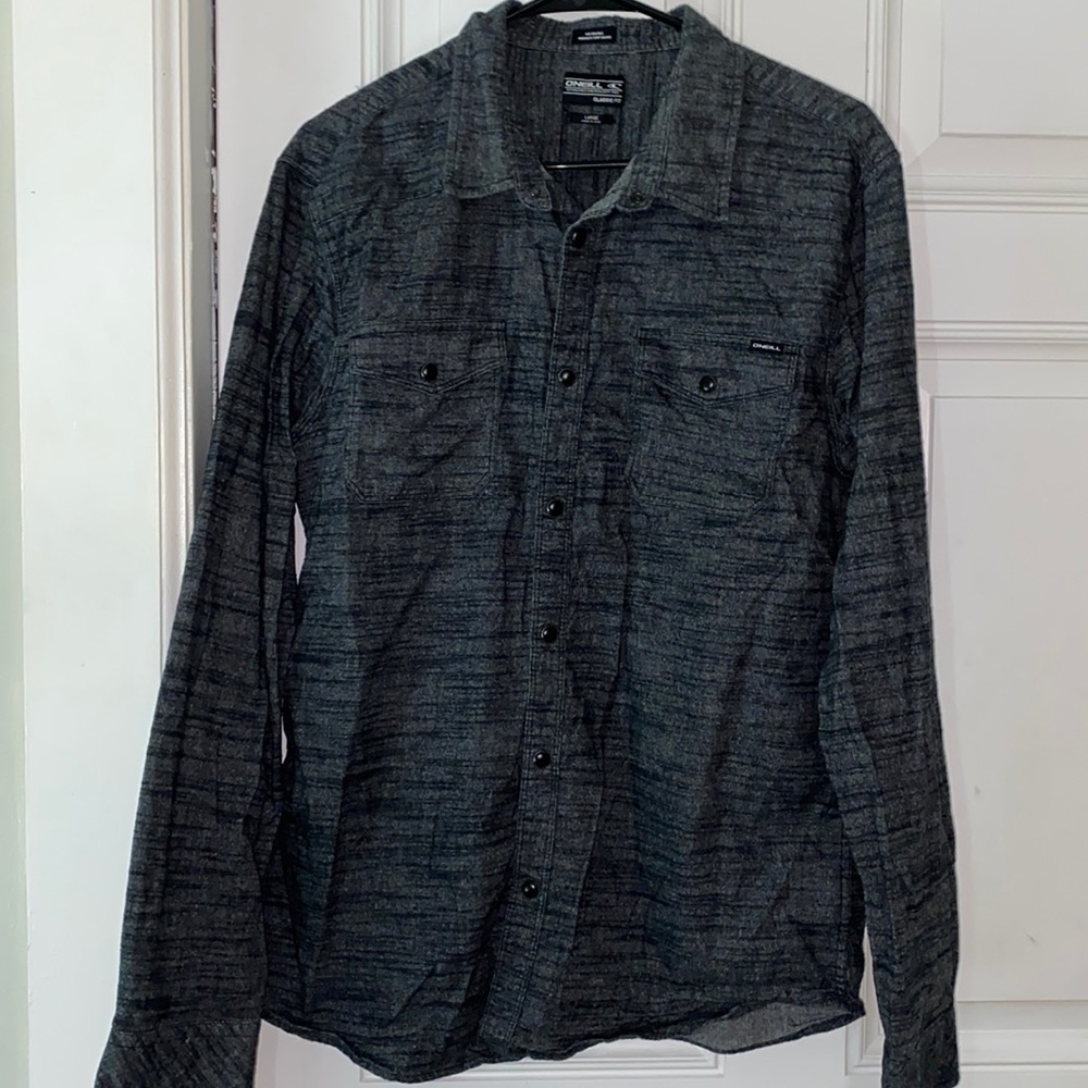 MENS ONEILL GREY LONG SLEEVE